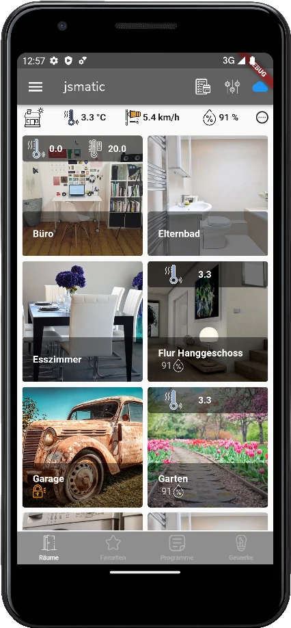 jsmatic - Homematic CCU App screenshot